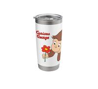 Curious George Spring Flower Fun Stainless Steel Insulated Tumbler
