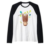 Curious George Spring Hang Time Adventure Raglan Baseball Tee