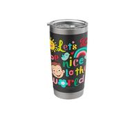 Curious George Springtime Lets Be Nice to The World Stainless Steel Insulated Tumbler