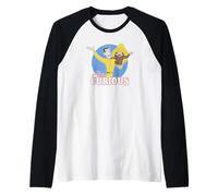 Curious George Stay Curious Yellow Hat Poster Raglan Baseball Tee