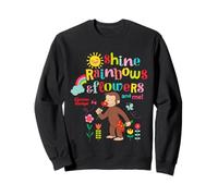 Curious George Sunshine Rainbows & Flowers Sweatshirt