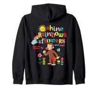 Curious George Sunshine Rainbows & Flowers Zip Hoodie