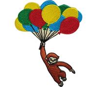 Curious George The Monkey Patch Embroidered Badge Iron Sew On T Shirt Jeans Bag