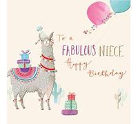 Curious Inksmith Greetings Card - Fabulous Niece Birthday