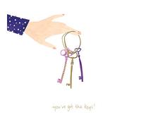 Curious Inksmith New Home Card - You've Got The Keys