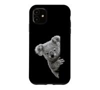 Curious Koala Peeking Out Australian Wildlife Case for iPhone 11