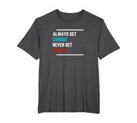 Curious not Furious t Shirt Mental Health Statement Anger T-Shirt, Men's Big and Tall, Dark Heather Grey, 2X Tall