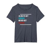 Curious not Furious t Shirt Mental Health Statement Anger T-Shirt, Women's Plus, Heather Blue, 6X