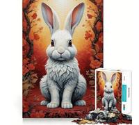 Curious Rabbit Jigsaw for Teenagers1000 Pieces Recall Power Rich Detail Family Activity Nice Decor (38x26cm)