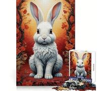 Curious Rabbit Jigsaw for Teenagers1000 Pieces Recall Power Rich Detail Family Activity Nice Decor (38x26cm)