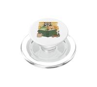 Curious Reading Animals Frog Raccoon Dog Book Lover PopSockets PopGrip for MagSafe