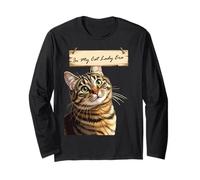 Curious Tabby in My Cat Lady Era Long Sleeve T-Shirt