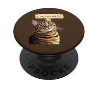 Curious Tabby In My Cat Lady Era PopSockets Adhesive PopGrip