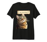 Curious Tabby in My Cat Lady Era Premium T-Shirt