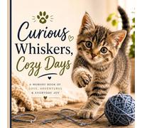 Curious Whiskers, Cozy Days: A Cat Memory Book of Love, Adventures & Everyday Joy