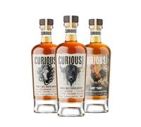 Curious Whiskies | Craigellachie, Jura & Dirt Turf 46% ABV | 3 x 70 istilled spirit with spiced fruit cake, apples and a smooth finish.