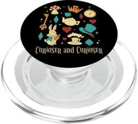 Curiouser and Curiouser Quote Alice PopSockets PopGrip for MagSafe