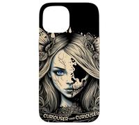 Curiouser & Curiouser - Skull Alice In Wonderland Case for iPhone 15