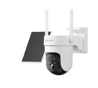 CURISEE 2K Security Cameras Wireless Outdoor, Solar Powered Camera for Home with 360° Viewing, PIR Motion Detection, Color Night Vision, 2.4Ghz WiFi, 2-Way Audio, Cloud/SD, Works with Alexa