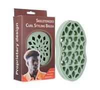 Curl Comb - Rotating Washable Non-Slip Africa Comb Curl Definition Brush | Hair Styling Tool for Women Kids Daily Grooming Home Salon Travel Routine Blowout Body