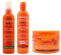 Curl Control Combo - Cantu Moisturizing Curl Activator Cream 355ml, Coconut Curling Cream 340g & Coil Calm Detangler 237ml