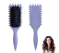 Curl Defining Brush for Curly Hair - Define Curls, Detangle and Style Effectively (Purple)