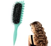 Curl Defining Brush for Curly Hair - Easy Detangling Brush for Natural Curls, Comfortable Grip, Ideal for Wet or Dry Hair