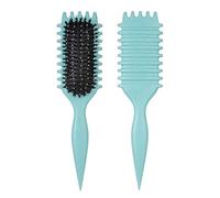 Curl Defining Brush,Newest Boar Bristle Styling Brush for Curly Hair,Detangle, and Enhance Curls for Both Women and Men, Minimizing Pulling (#1, 135g)