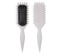 Curl Defining Brush,Newest Boar Bristle Styling Brush for Curly Hair,Detangle, and Enhance Curls for Both Women and Men, Minimizing Pulling (#3, 135g)