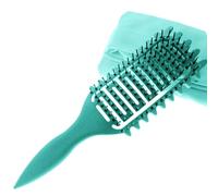 Curl Defining Brush,SXWFYZ Curly Hair Brush,Curl Defining Comb for Effortlessly Detangling Shaping and Styling Women's Men's Curls on All Wet or Dry Hair Types, Reduces Frizz,2 Pack(Green)