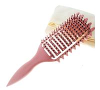 Curl Defining Brush,SXWFYZ Curly Hair Brush,Curl Defining Comb for Effortlessly Detangling Shaping and Styling Women's Men's Curls on All Wet or Dry Hair Types, Reduces Frizz,2 Pack(Pink)