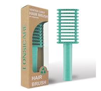 Curl Defining Brush for Curly Hair, 2024 Newest Vented Curly Hair Brush for Shaping and Styling Women's Curls (Green 1PC)