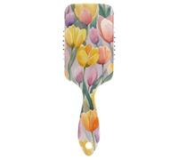 Curl Defining Brushes Afghanistan flower Afghanistan flower Beauty Summer Flowerssummer Flowers_81631_2 Scalp Massage Brushes Plastic Detangling Brushes for All Hair Types Conditioning Hair