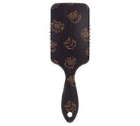 Curl Defining Brushes Happy Halloween Doodle Black Paddle Brushes Wet And Dry HairBrushes for All Hair Types Conditioning Hair Texture