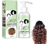 Curl Defining Cream for Curly & Wavy Hair, 50ml Moisturizing & Volumizing, Quick Dry, Suitable for Dry, Dam_aged Hair (50ml, 1pcs)