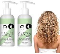 Curl Defining Cream for Curly & Wavy Hair, 50ml Moisturizing & Volumizing, Quick Dry, Suitable for Dry, Dam_aged Hair (50ml, 2pcs)