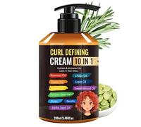 Curl Defining Cream, Leave In Moisturizer, 280ml Hair Styler with Frizz Control Formula, Lightweight Curl Enhancer, Hydration Styling Product with, Beauty for Home Salon
