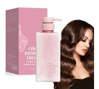 Curl Defining Cream,Lightweight Curl Cream,Volumizing Hair Cream for Women,Anti-Frizz Hair Smoothing Cream for Curly & Wavy Hair