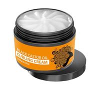 Curl Defining Cream | Moisturizing Black Castor Oil Curling Cream | Reduces Breakage & Tangles | Frizz Control Hair Styling Products For Strong Hold