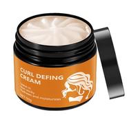 Curl Defining Cream Smoothing Anti-Frizz Cream for Wavy and Curly Hair, Moisturizing Elastic Styling Wax Detangles, Conditions, Adds Shine for All Hair Types & Hair Textures 50g