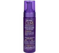 Curl Habit™, Defining Hair Mousse, for All Curl Types and Textured Hair, 7 fl oz (207 ml), Giovanni