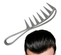 Curl Detangling Comb - Wide Space Toothbrush, Styling Tool for Long Thick Mane | Trouble-Free Teeth Design, Wet Care Attachment, im