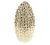 Curl Hair Synthetic Water Wave Twist Crochet Hair Braid Hair Ombre Deep Wave Braiding Hair Extension 24-613 22INCHES#7PcsLot