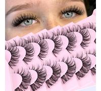 Curl Lash Clusters Fluffy False Eyelashes 18mm Volume Individual Lashes Extensions 56 Pcs Natural Fake Eyelashes Clusters