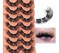 Curl Lash Clusters Fluffy False Eyelashes 18mm Volume Individual Lashes Extensions 56 Pcs Natural Fake Eyelashes Clusters