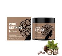 Curl Styling Cream, Moisturising Black Castor Oil Curl Cream, Curl Cream Curl Care, Shiny Texture, Defining Natural Curls, Reduces Frizz (1)