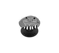 Curled Up Tabby Cat Cozy Modern Illustration PopSockets Adhesive PopGrip