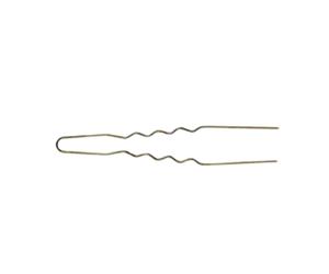 Curler pins thick, Gold - 50 pieces 75mm