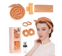 Curlers, Heat Free Curls, Hair Curlers, Overnight, Heatless Curling Band, Velvet, Night with Curling Band, DIY Hair Curler, No Hea Set, Hair Band, Wavy Shapers for Medium Length