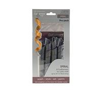 Curlformers Original Heatless Hair Curlers PRO Range Top up Pack Spiral Curls, 8 hair Curlers (Styling Hook not included) for medium length hair up to 14" (35cm)